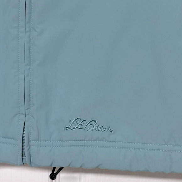 L. L. Bean Light Blue Winter Jacket Coat Size M - Picture 3 of 6